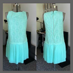Loft Drop Waist seafoam dress, Beautiful!